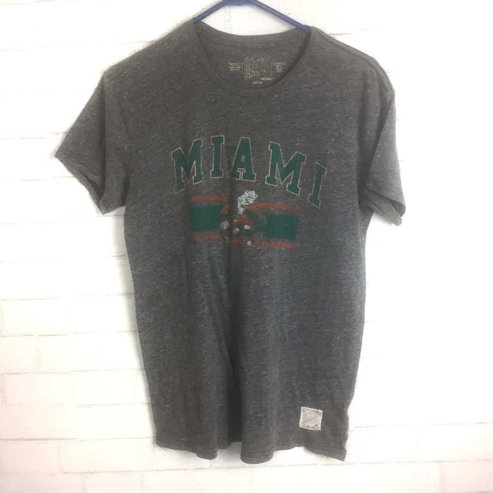 University of Miami Hurricanes Distressed Shirt